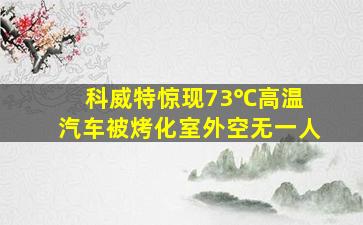 科威特惊现73℃高温 汽车被烤化室外空无一人